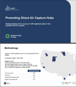 Promoting Direct Air Capture Hubs